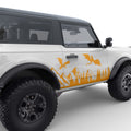 DRAGON MOUNTAINS FOREST DOOR DECAL FITS 2023 FORD BRONCO 2 DOOR