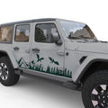 DRAGON FOREST MOUNTAINS BODY GRAPHIC DECAL FITS 2005-2017 JEEP WRANGLER 4 DOOR JKU
