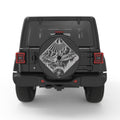 EAGLE SCENE BLACK CARBON FIBER TIRE COVER