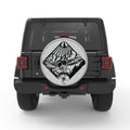 EAGLE SCENE WHITE TIRE COVER