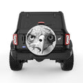 EAGLE STARE PEARL  WHITE CARBON FIBER TIRE COVER