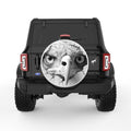 EAGLE STARE WHITE TIRE COVER