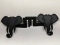ELEPHANT FOOT PEGS FOR JEEP WRANGLER AND JEEP GLADIATOR in Black Color