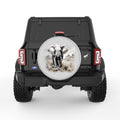ELEPHANT SILVER CARBON FIBER TIRE COVER