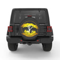 ELEPHANT WILDLIFE PEARL  WHITE CARBON FIBER TIRE COVER