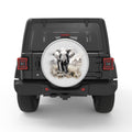 ELEPHANT SILVER CARBON FIBER TIRE COVER