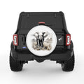 ELEPHANT WHITE TIRE COVER