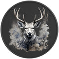 ELK DEER BLACK CARBON FIBER TIRE COVER