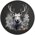 ELK DEER BLACK TIRE COVER