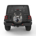 ELK DEER BLACK CARBON FIBER TIRE COVER