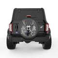 ELK DEER BLACK CARBON FIBER TIRE COVER