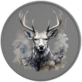 ELK DEER SILVER CARBON FIBER TIRE COVER