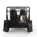 EMBRACE NEURODIVERSITY BLACK CARBON FIBER TIRE COVER FOR MOKE