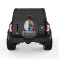 EMBRACE NEURODIVERSITY BLACK TIRE COVER