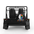 EMBRACE NEURODIVERSITY BLACK TIRE COVER FOR MOKE