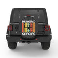 ENDANGERED SPECIES BLACK CARBON FIBER TIRE COVER