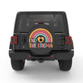 END THE STIGMA BLACK CARBON FIBER TIRE COVER