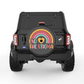 END THE STIGMA BLACK CARBON FIBER TIRE COVER