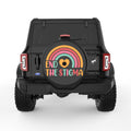 END THE STIGMA BLACK TIRE COVER