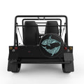 ENTANGLED WHALE AND SHARK BLACK TIRE COVER FOR MOKE