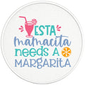 ESTA MAMACITA NEEDS A MARGARITA BLACK TIRE COVER