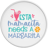 ESTA MAMACITA NEEDS A MARGARITA WHITE TIRE COVER