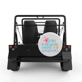 ESTA MAMACITA NEEDS A MARGARITA WHITE CARBON FIBER TIRE COVER FOR MOKE