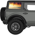 EVENING SEA VIEW QUARTER WINDOW DECAL FITS 2021+ FORD BRONCO 4 DOOR HARD TOP