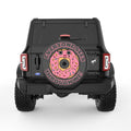 EVERYONE SEES THROUGH ME BLACK CARBON FIBER TIRE COVER