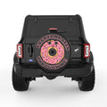 EVERYONE SEES THROUGH ME BLACK TIRE COVER