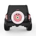 EVERYONE SEES THROUGH ME WHITE TIRE COVER