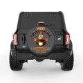 EVERY THANKSGIVING I GIVE MY FAMILY THE BIRD BLACK CARBON FIBER TIRE COVER