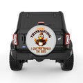 EVERY THANKSGIVING I GIVE MY FAMILY THE BIRD SILVER CARBON FIBER TIRE COVER