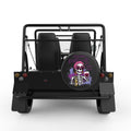 EXPENSIVE DIFFICULT TALKS BACK BLACK CARBON FIBER TIRE COVER FOR MOKE