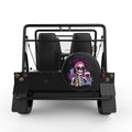 EXPENSIVE DIFFICULT TALKS BACK BLACK TIRE COVER FOR MOKE