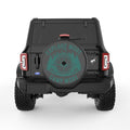 EXPLORE MORE CAMP MORE BLACK CARBON FIBER TIRE COVER