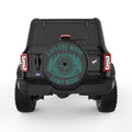 EXPLORE MORE CAMP MORE BLACK TIRE COVER