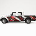 ELECTRIC SHOCKWAVE SIDE GRAPHIC DECAL FITS JEEP GLADIATOR