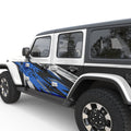 ELECTRIC SHOCKWAVE DOOR DECAL FITS 2018+ JEEP WRANGLER 4 DOOR JLU