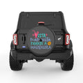 ESTA MAMACITA NEEDS A MARGARITA BLACK CARBON FIBER TIRE COVER