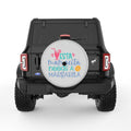 ESTA MAMACITA NEEDS A MARGARITA SILVER CARBON FIBER TIRE COVER