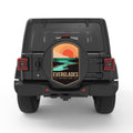 EVERGLADES PEARL  WHITE CARBON FIBER TIRE COVER