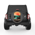 EVERGLADES BLACK CARBON FIBER TIRE COVER