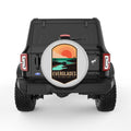 EVERGLADES SILVER CARBON FIBER TIRE COVER