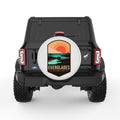 EVERGLADES PEARL  WHITE CARBON FIBER TIRE COVER