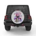 EXPENSIVE DIFFICULT TALKS BACK WHITE TIRE COVER