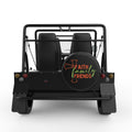 FAITH FAMILY FRIENDS BLACK TIRE COVER FOR MOKE