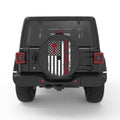 FAITH OVER FEAR AMERICAN FLAG BLACK CARBON FIBER TIRE COVER