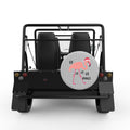 FALA LA LA MINGO SILVER CARBON FIBER TIRE COVER FOR MOKE