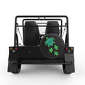 FAMILY OF MANDALA TURTLES BLACK CARBON FIBER TIRE COVER FOR MOKE